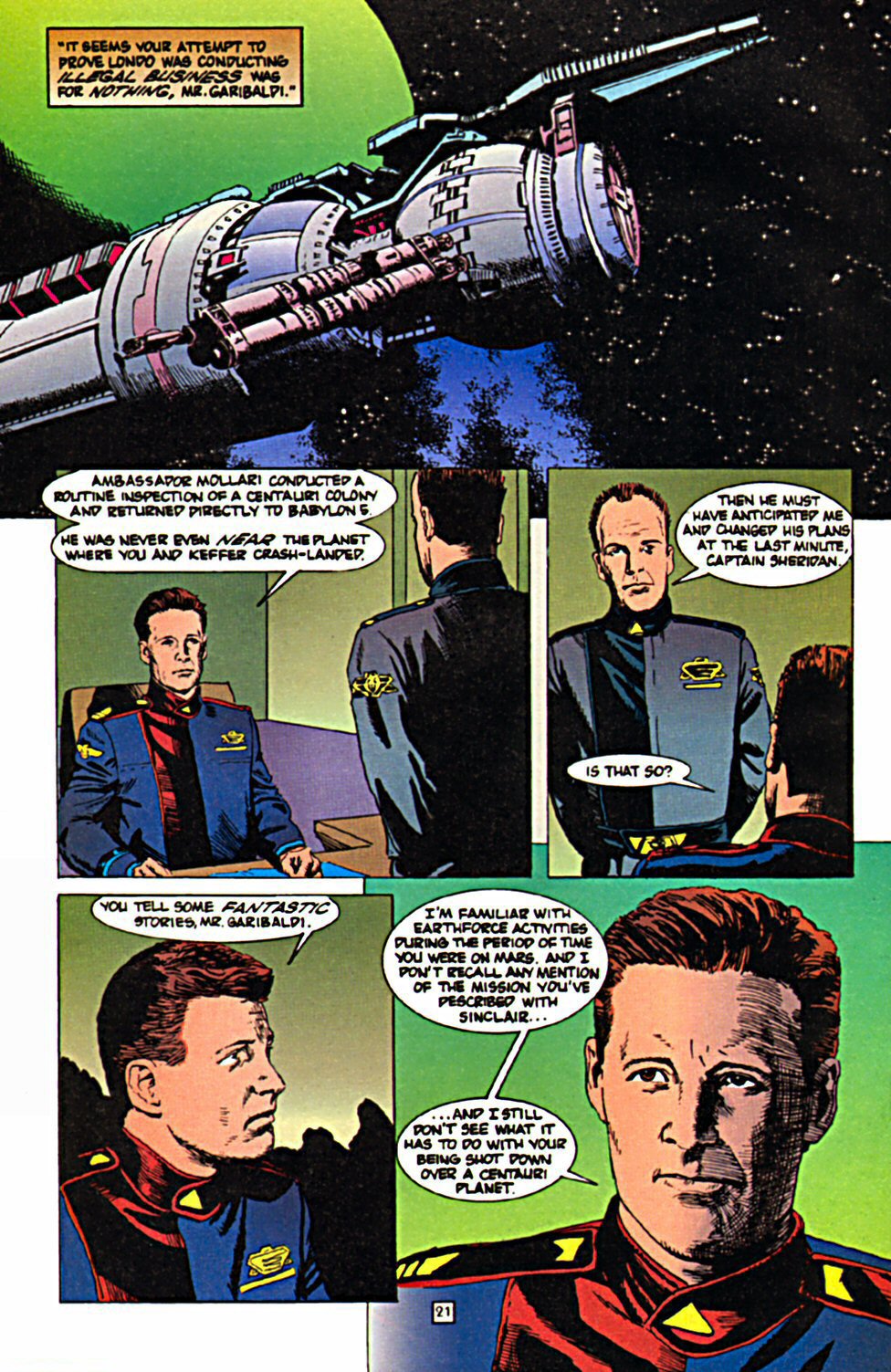 Read online Babylon 5 (1995) comic -  Issue #8 - 22