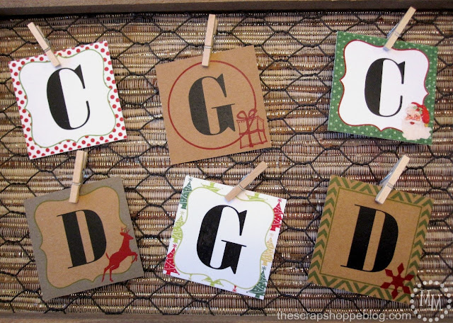 customizable christmas tags