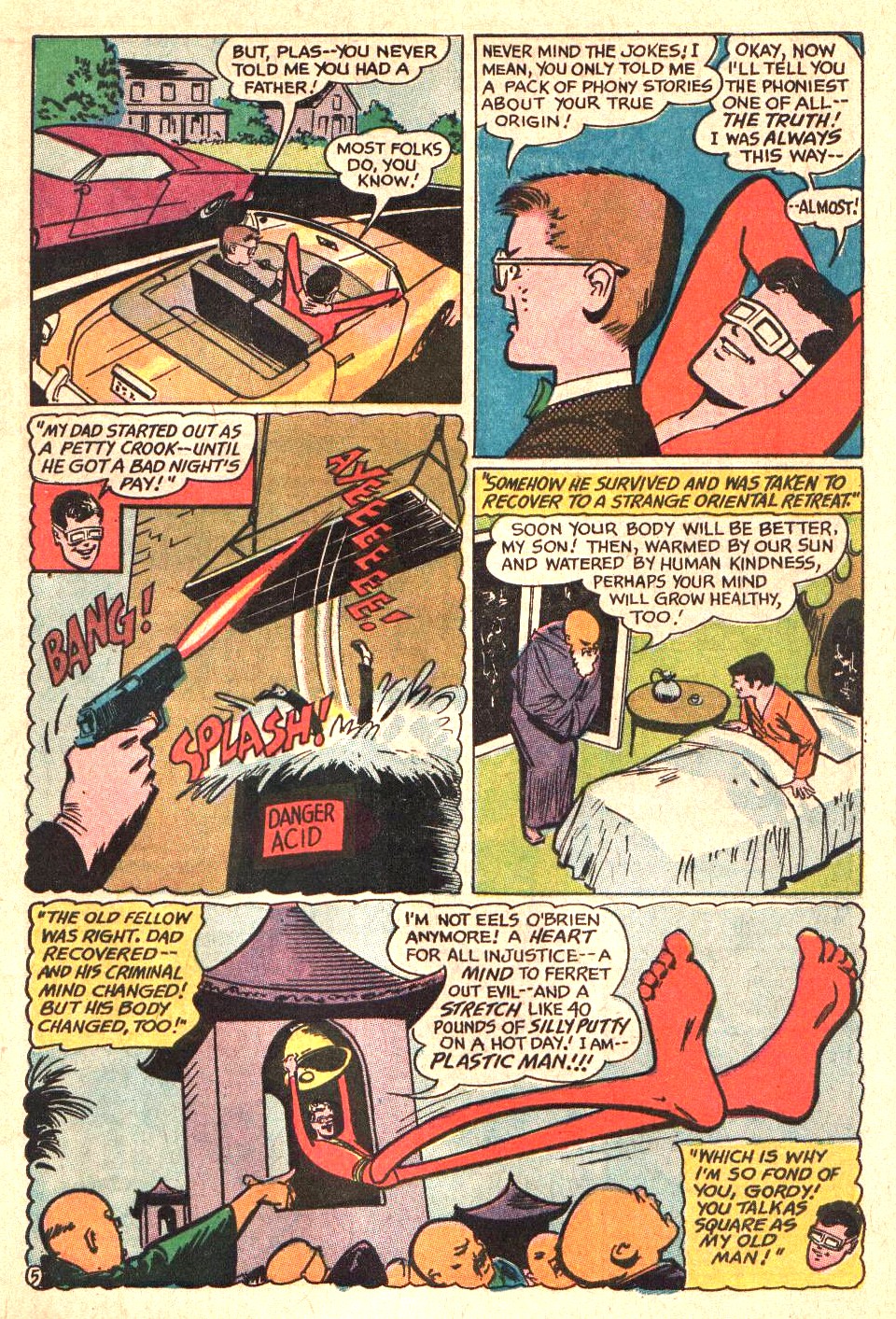 Read online Plastic Man (1966) comic -  Issue #7 - 9