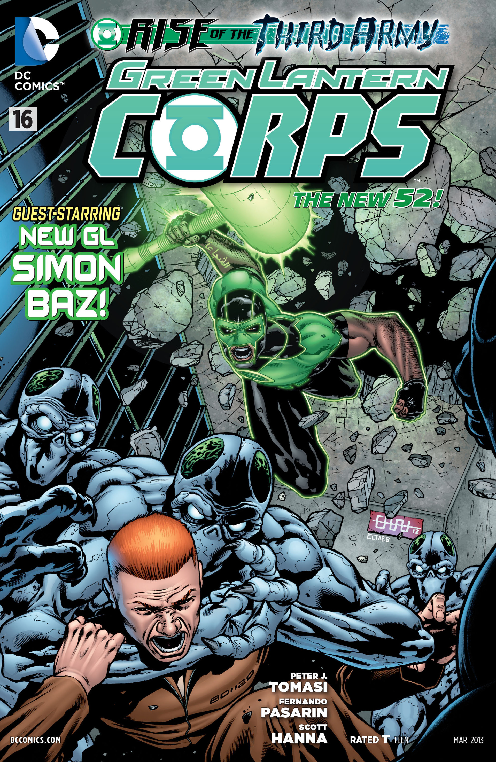Read online Green Lantern Corps (2011) comic -  Issue #16 - 1