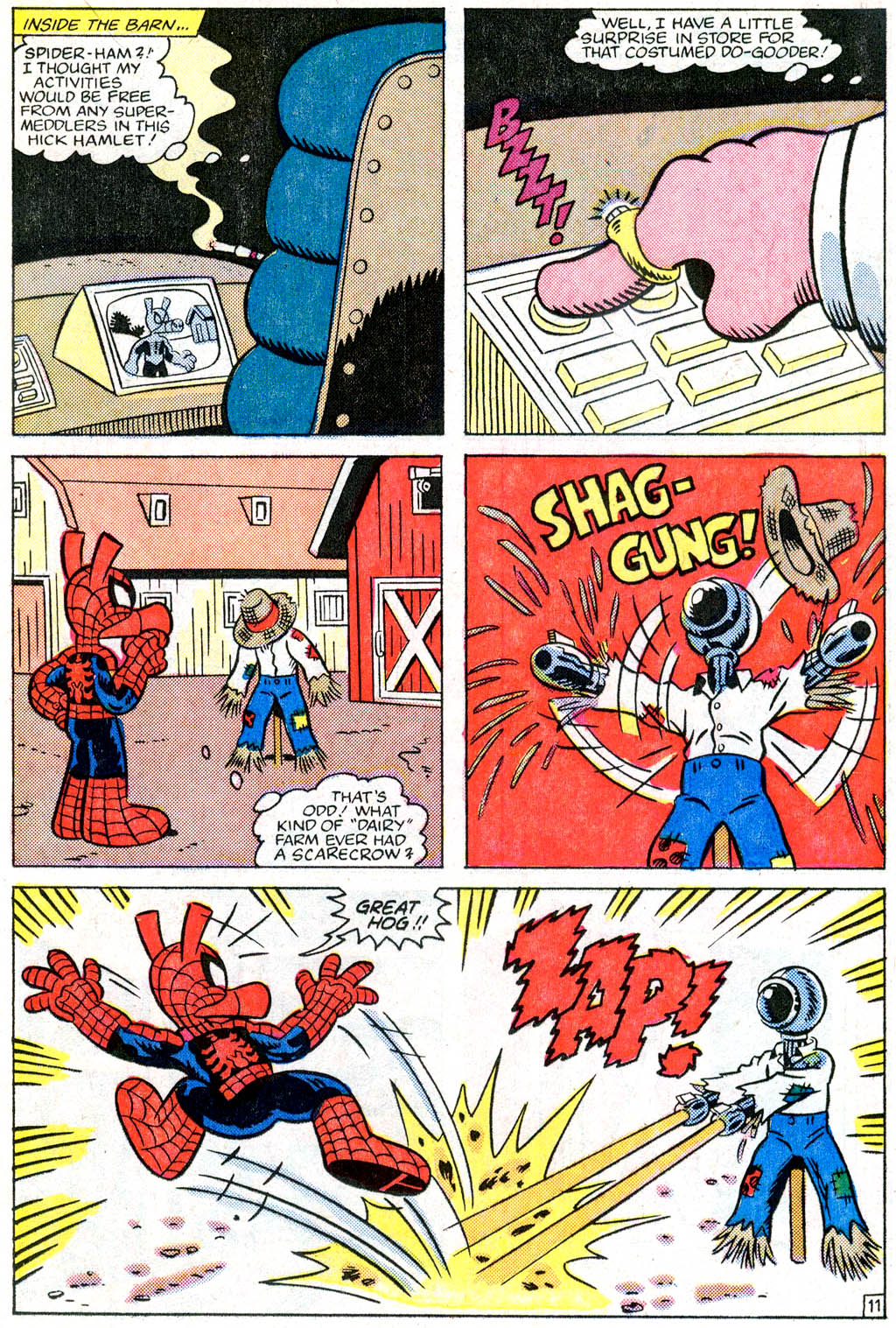 Read online Peter Porker, The Spectacular Spider-Ham comic -  Issue #12 - 12