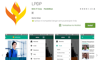 aplikasi lpdp mampu memberi informasi mengenai beasiswa serta trik dan tips untuk mendapatkan beasiswa