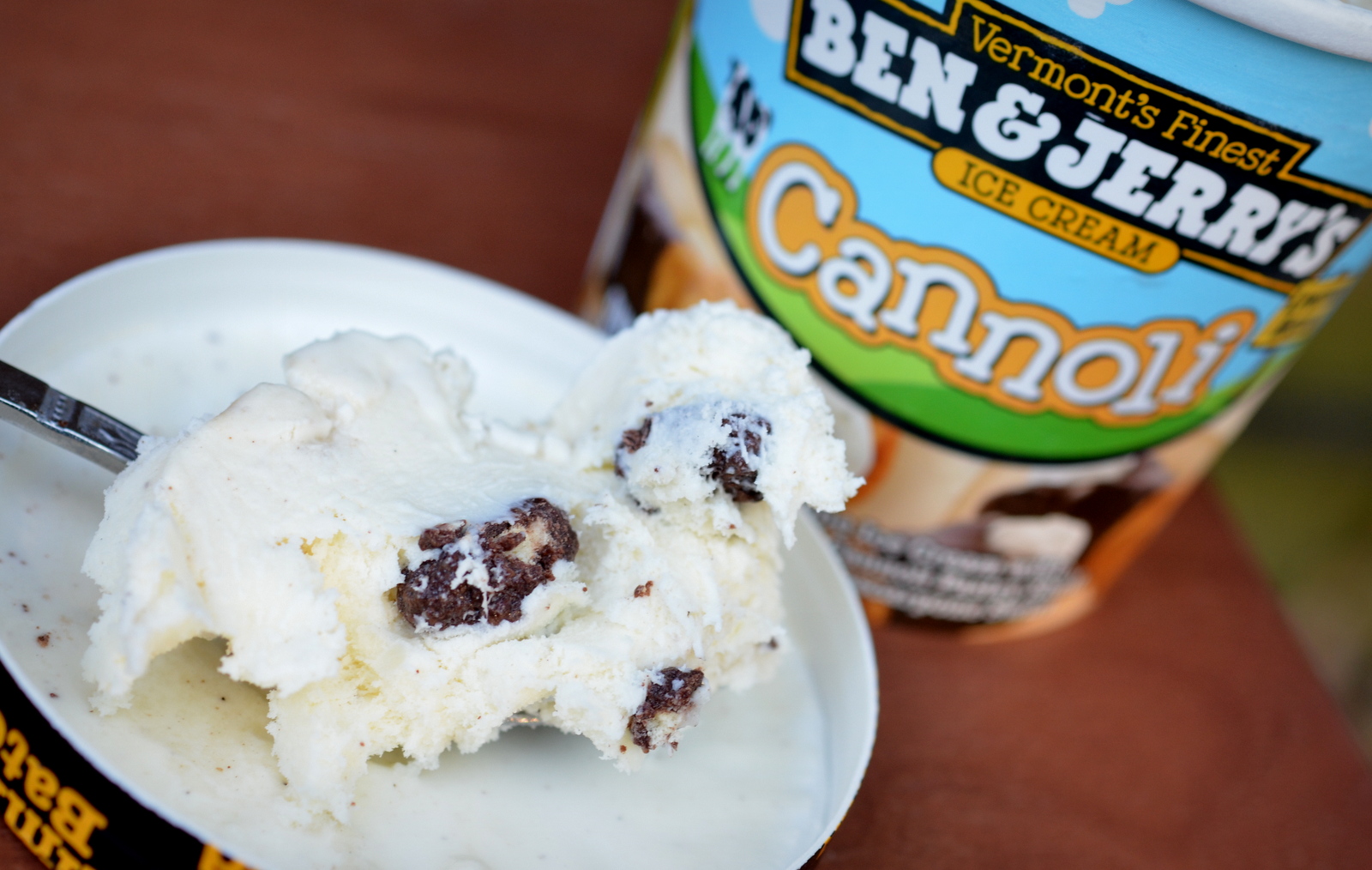 food and ice cream recipes REVIEW Ben & Jerry's Cannoli (Limited Batch)