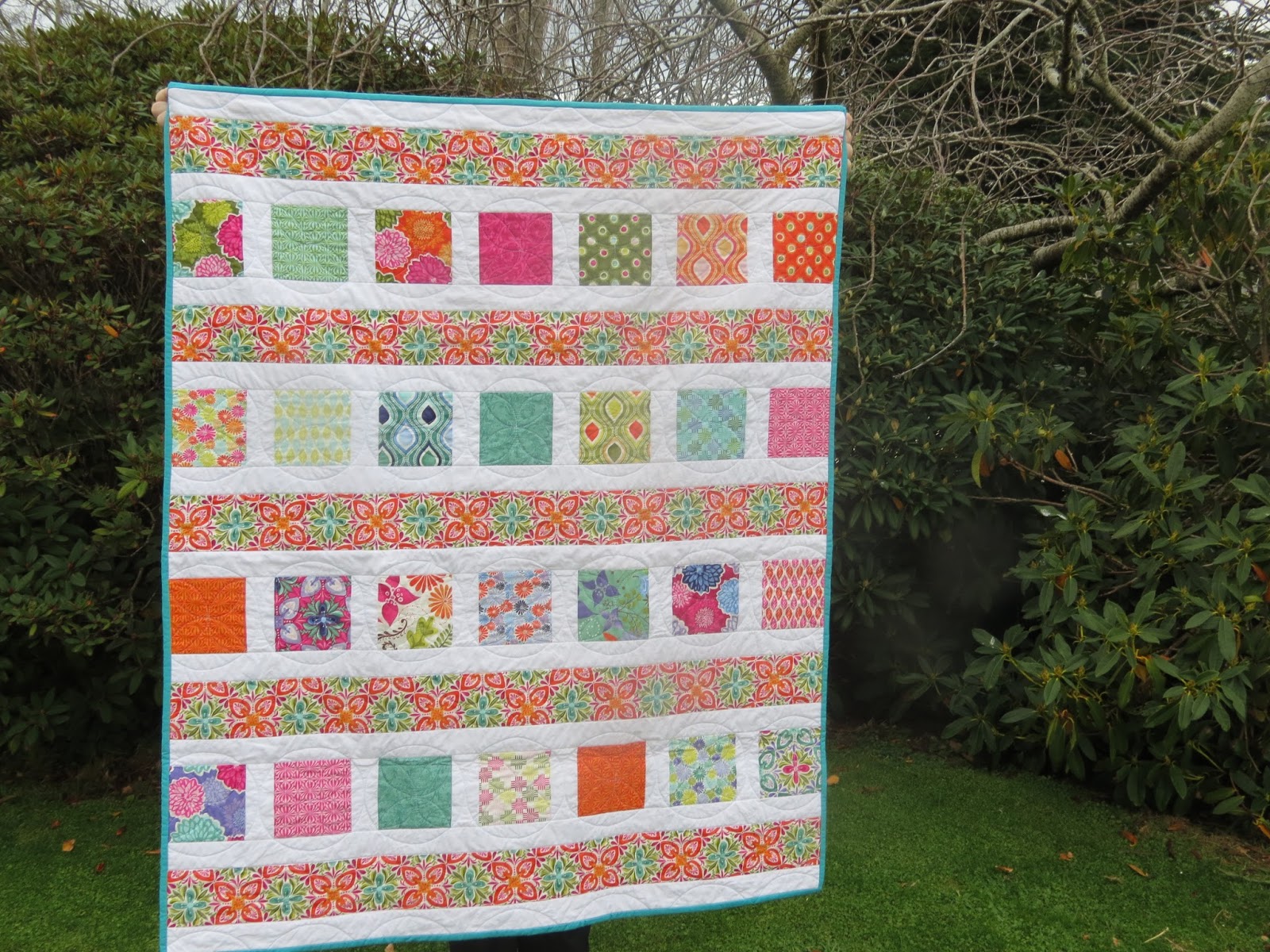 Jen's Crafts and Quilts Scrapbook Easy As (Summer) cot quilt