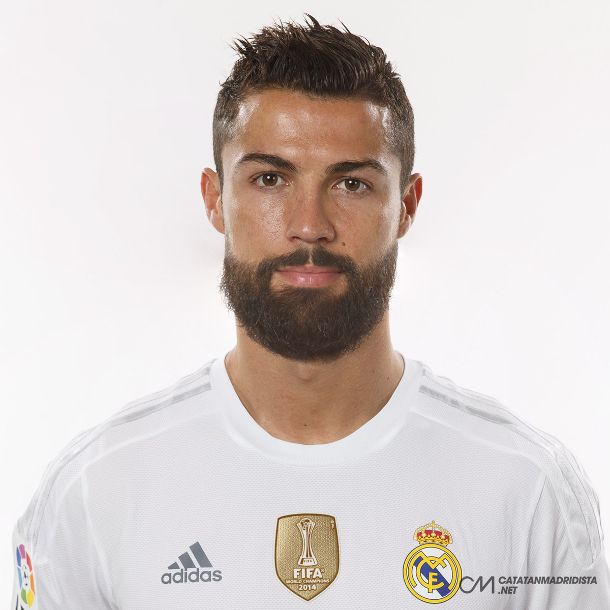 Cristiano Ronaldo with Beard.