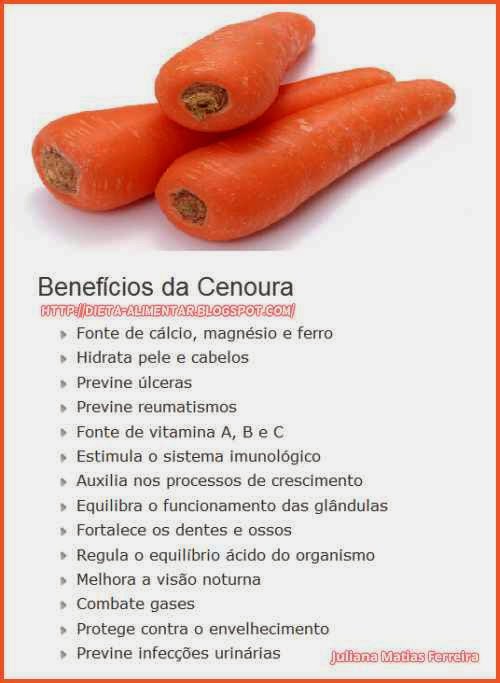 Beneficios da cenoura