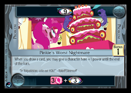 My Little Pony Pinkie's Worst Nightmare High Magic CCG Card