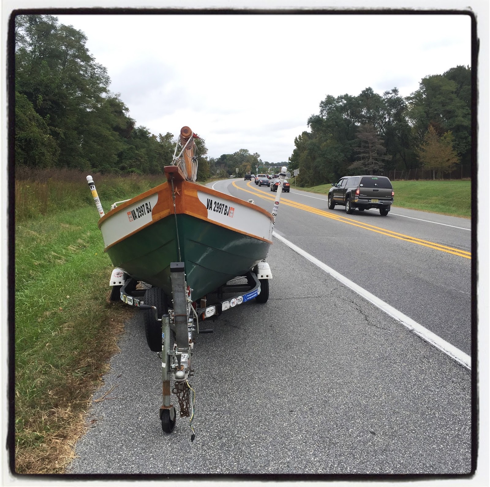 The Log of Spartina why a broken trailer axle made me smile all the