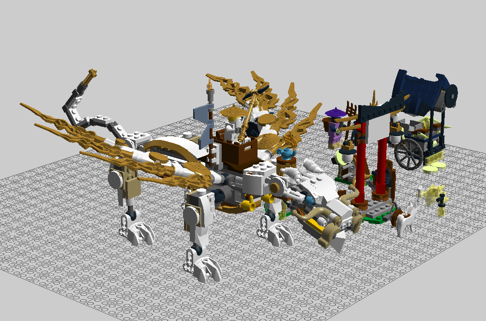 ninjago master wu dragon