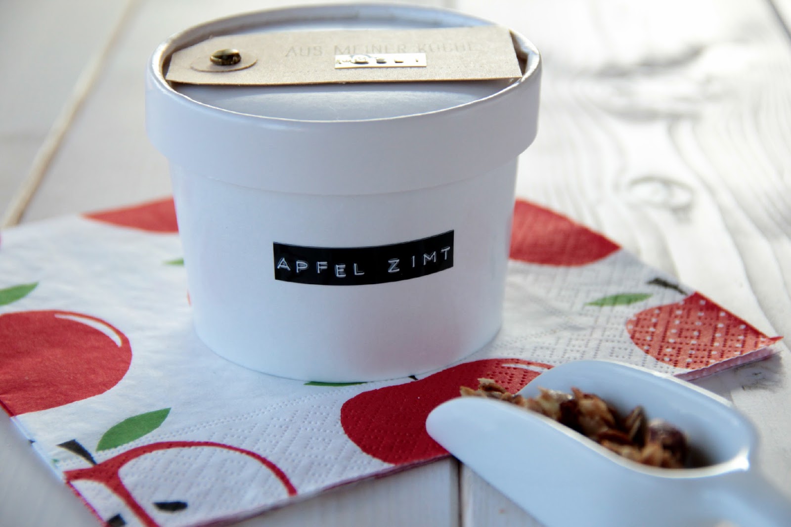 Die Glücklichmacherei: Herbstliebe 〖Apfel-Zimt-Müsli〗