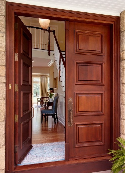 Inspirasi Spesial 50 Model Pintu Kupu Tarung Kayu Jati Terbaru