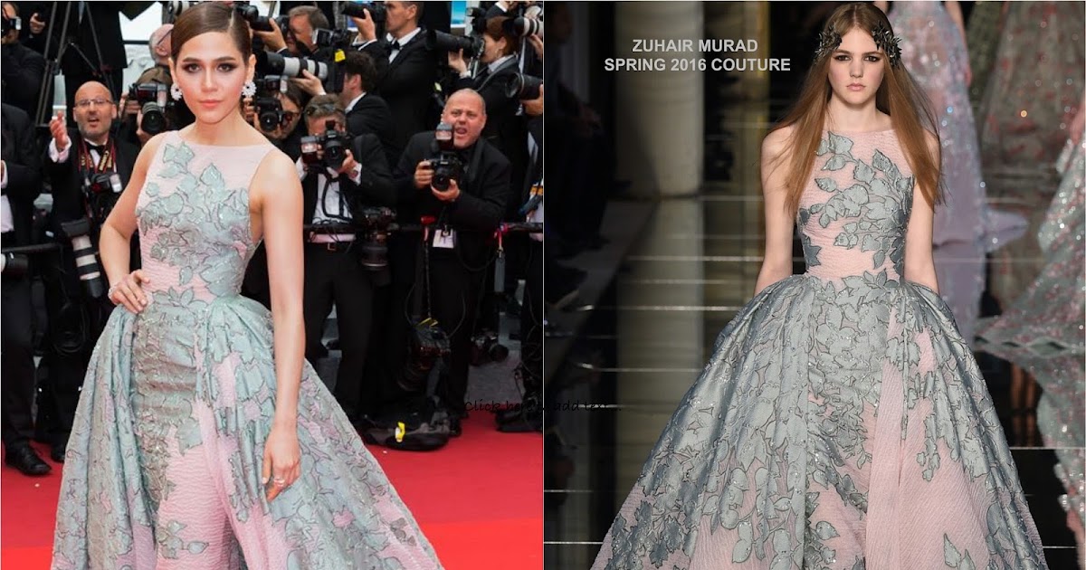 Araya A. Hargate in Zuhair Murad Couture at The BFG 69th Cannes Film