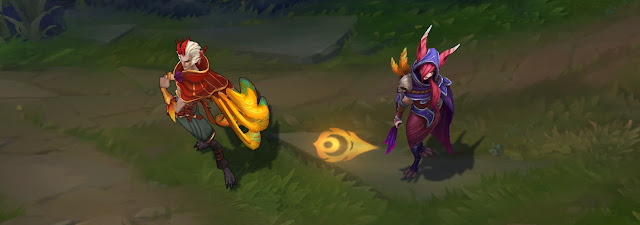 Đánh dấu khi sử dụng W với Xayah