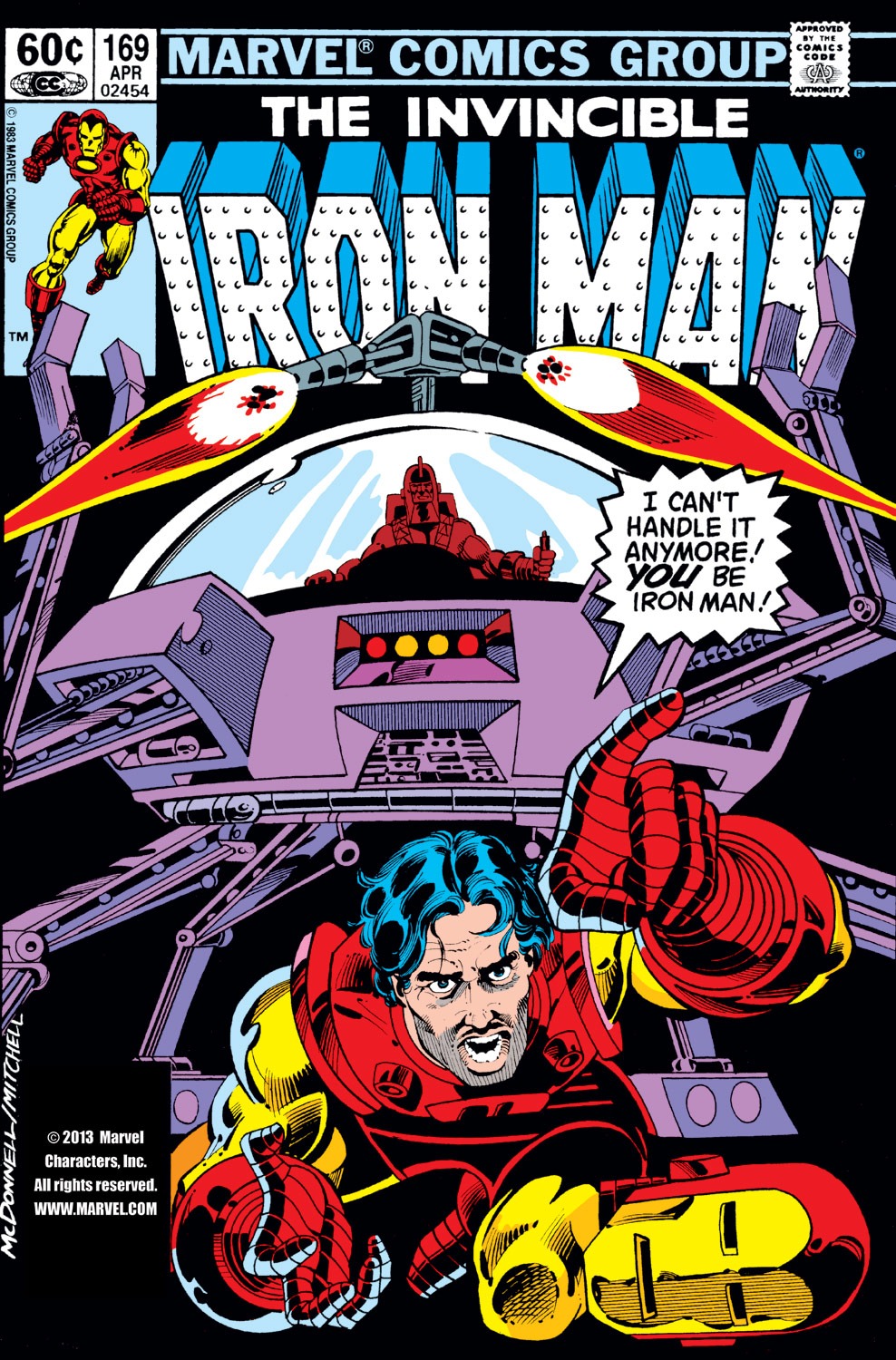 Read online Iron Man (1968) comic -  Issue #169 - 1
