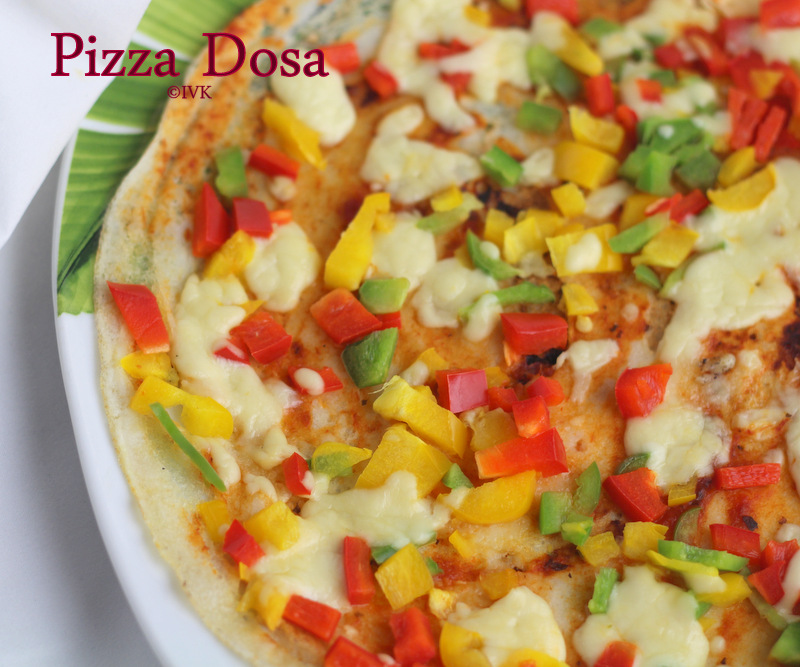 IndianVegKitchen Pizza Dosa Easy Dosa Recipe