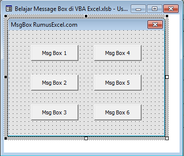 Cara Membuat Message Box Di Vba Excel