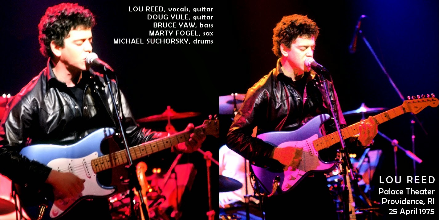 PLUMDUSTY'S PAGE Lou Reed 19750425 Palace Theater, Providence, RI