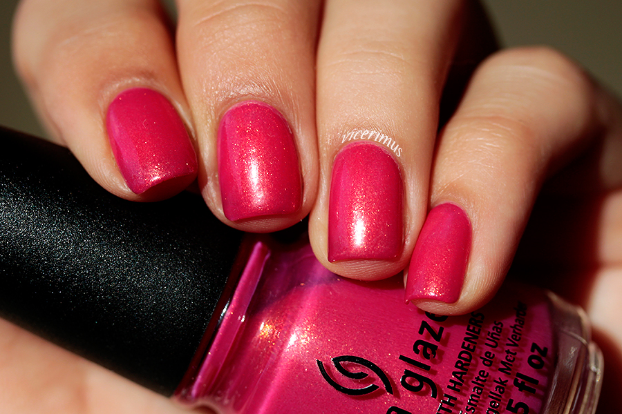 4. China Glaze Nail Lacquer in "Strawberry Fields" - wide 1