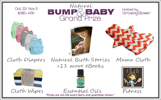 Natural Bump & Baby Giveaway Grand Prize $385+ ARV