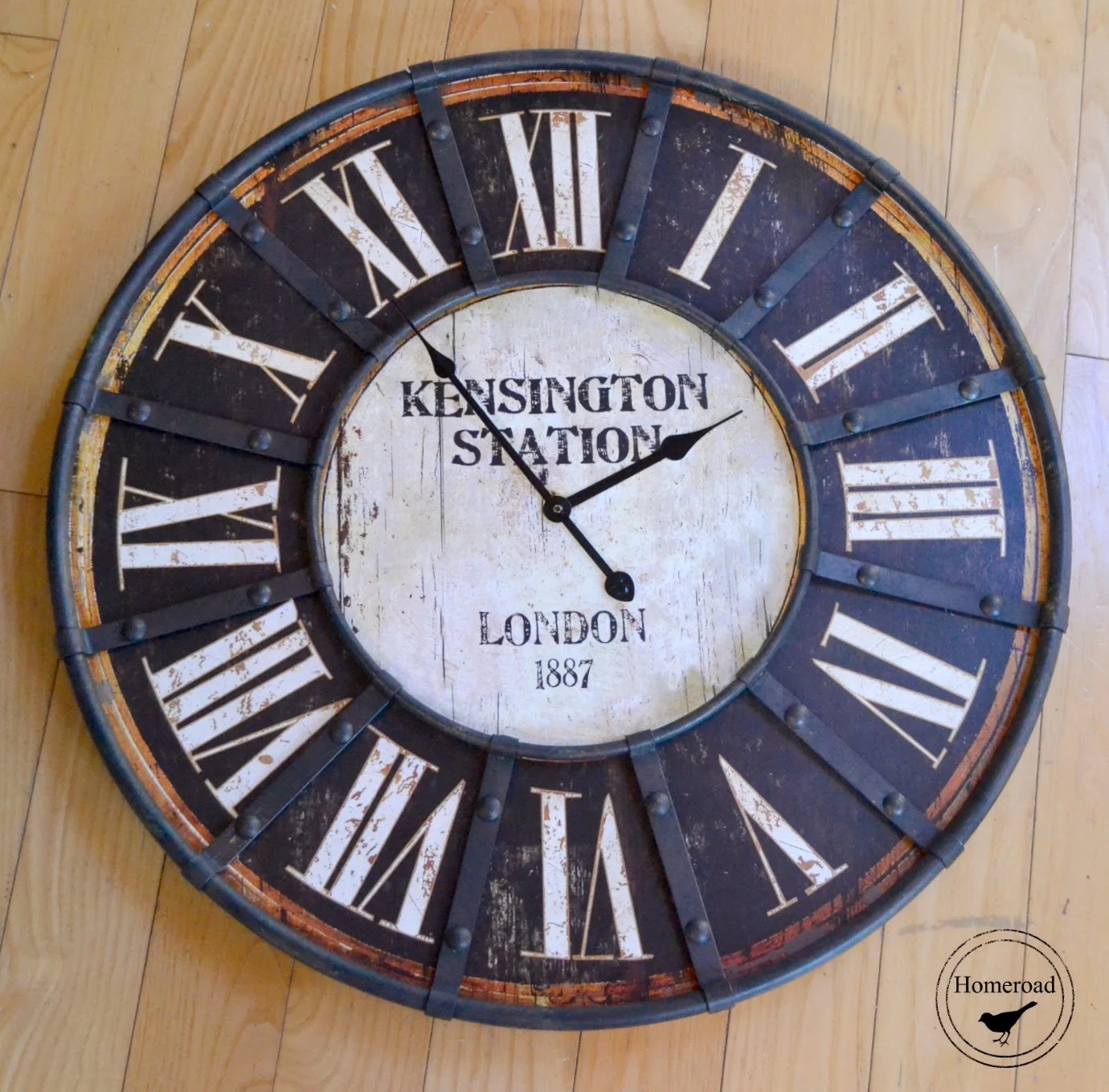 repurposed Kensington clock www.homeroad.net