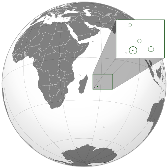Letak negara Mauritius
