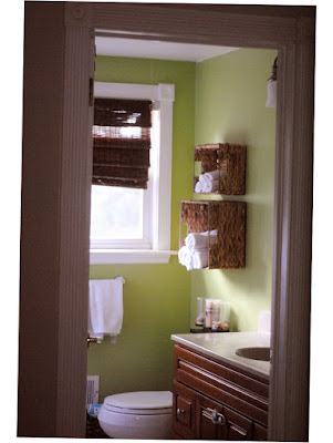 Bathroom Towel Shelf Ideas Green Color for Wall Small Room With Window Photo