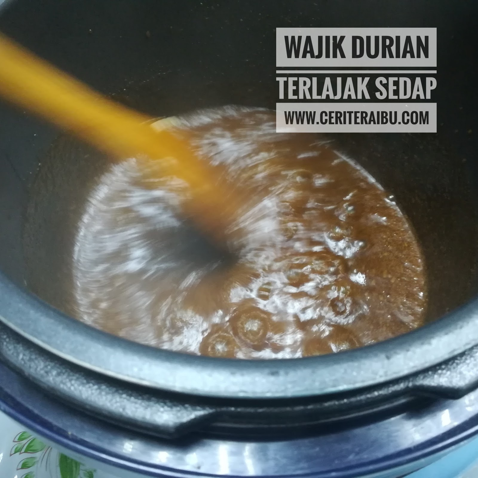 Resepi Wajik Durian Noxxa Terlajak Sedap Ceritera Ibu