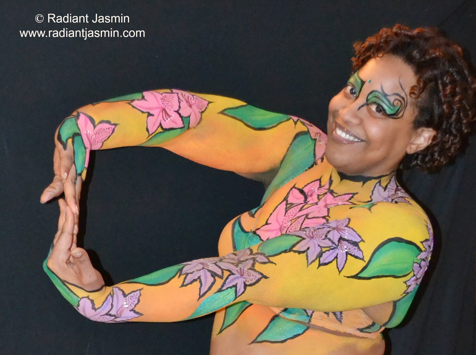 Radiant Jasmin: My Body Painting was showcased in the 