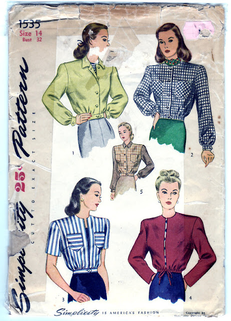1940s Windbreaker/Bomber Jacket Pattern