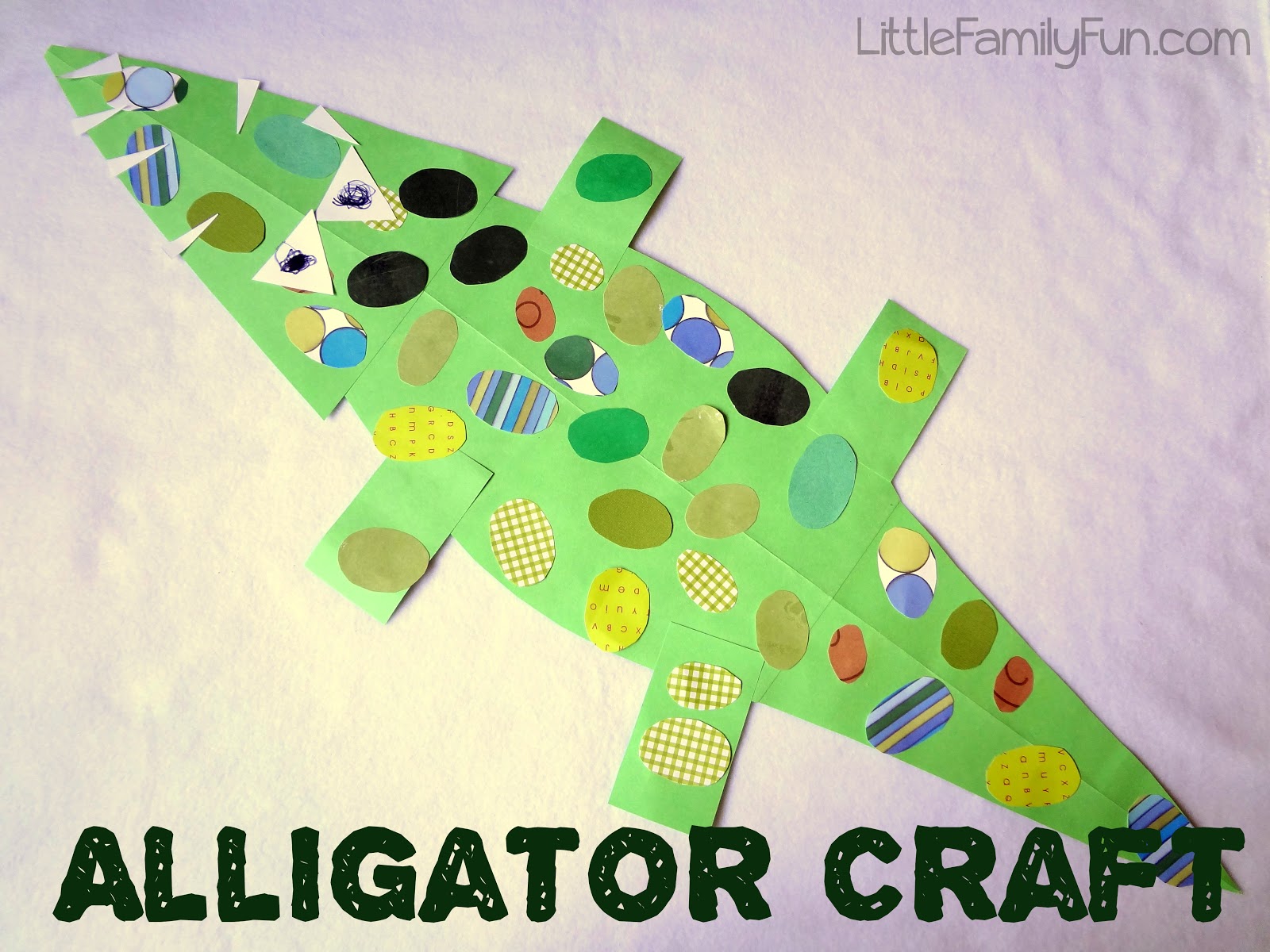 Crocodile Craft Activity For Kids