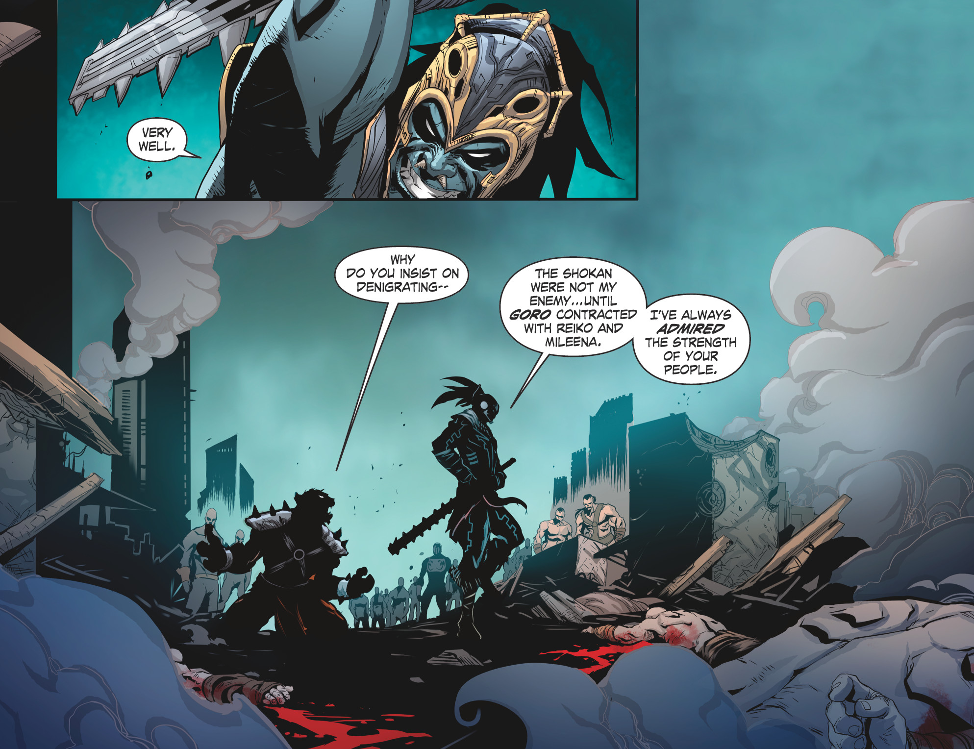 Read online Mortal Kombat X [I] comic -  Issue #21 - 11