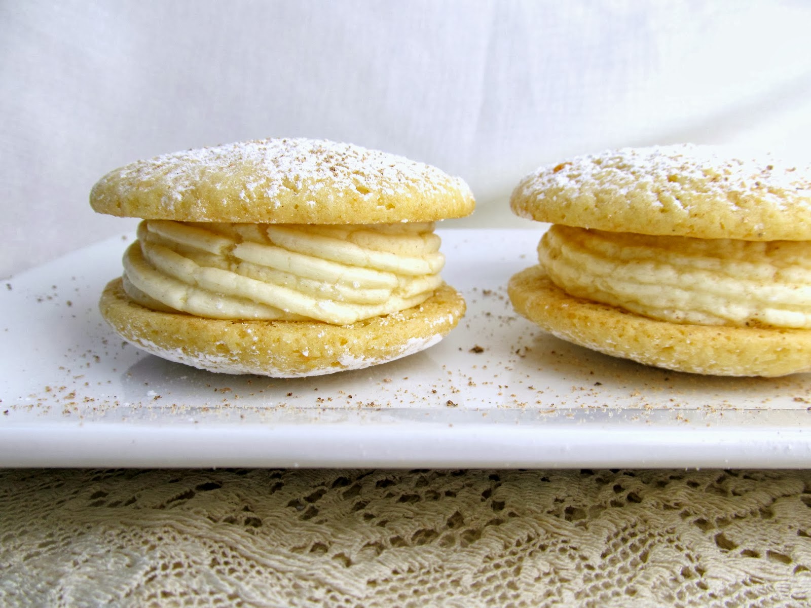 Rise and Shine Orange and Eggnog Whoopie Pies