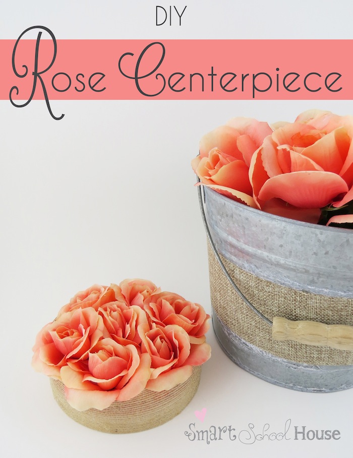 DIY Rose Centerpiece