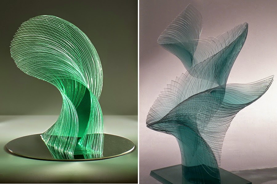 Simply Creative Plate Glass Sculptures by Niyoko Ikuta