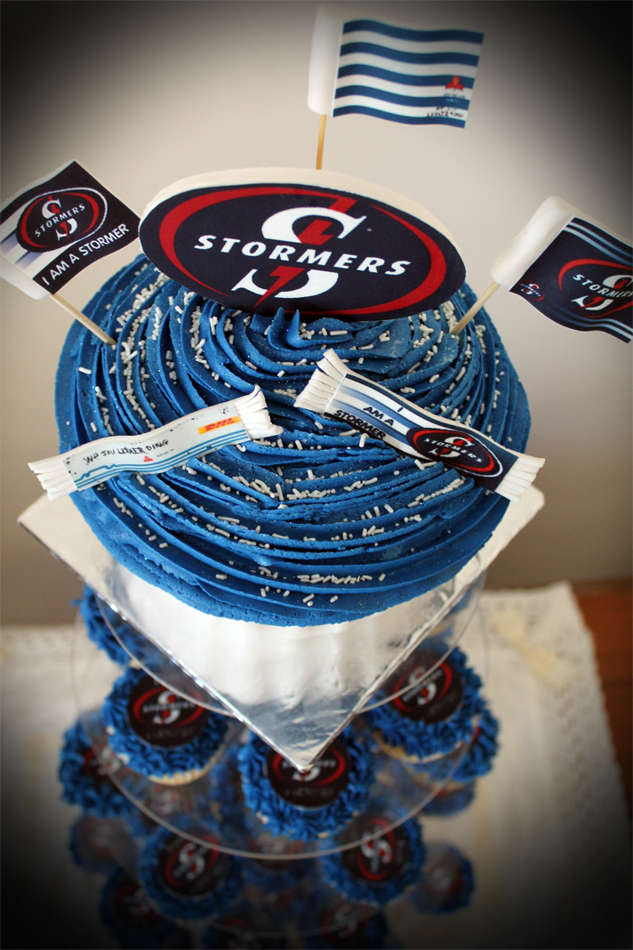 Delana S Cakes Super Rugby Stormers Cupcakes