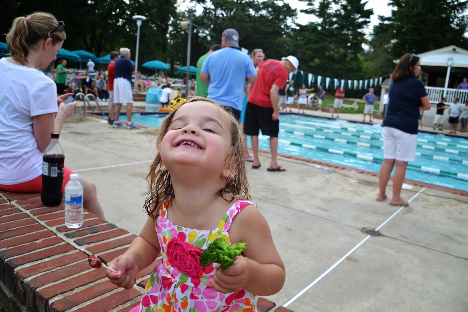 The McMahon Clan Connor's first Wenonah Swim Meet and the girls at the