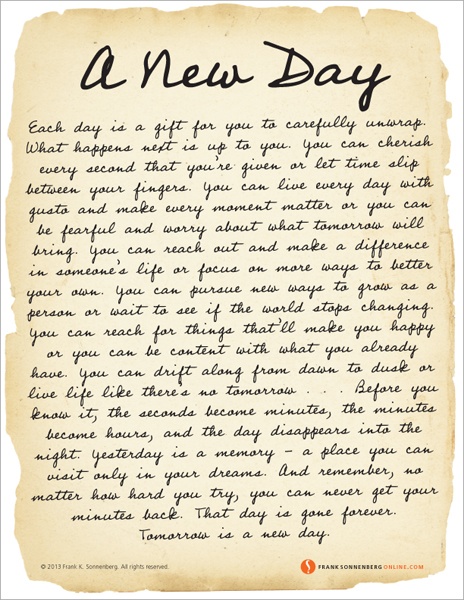 Inspirational Picture Quotes...: A New Day.