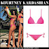 Kourtney Kardashian in pink bikini on May 28