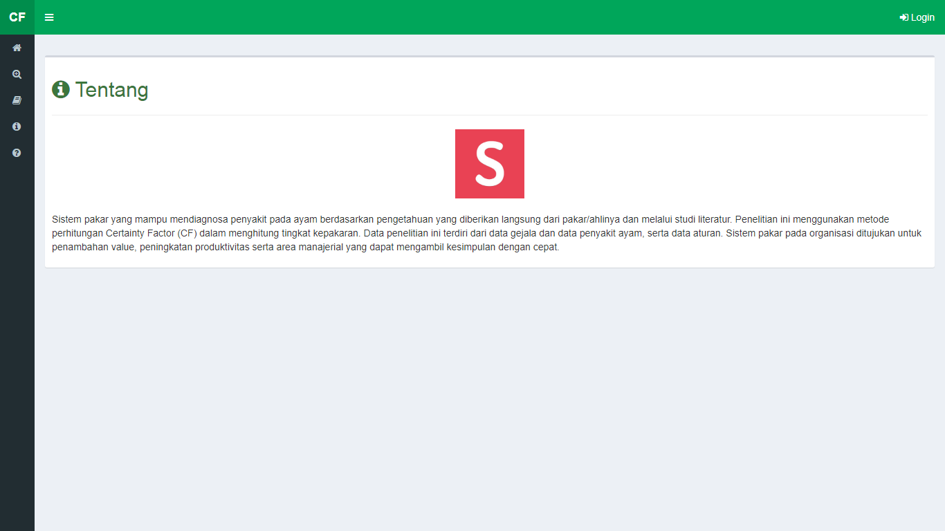 source code tampilan awal sistem pakar menggunakan php source code tampilan awal sistem pakar menggunakan php
