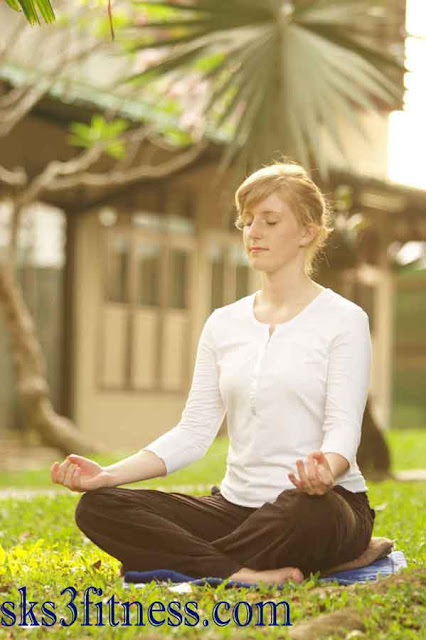 Girl showing How to do Sukhasana Easy Pose Yoga for Meditation