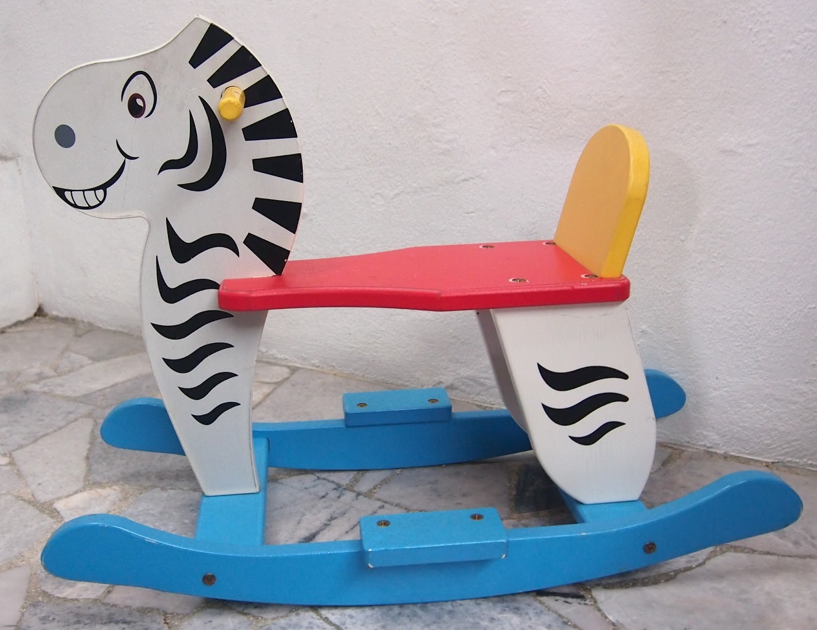 JuaiMurah Rocking Zebra Ride On