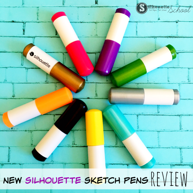 New Silhouette Sketch Pens Review (2x the Ink, but 2x Better?) - Silhouette  School