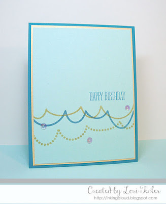 Happy Birthday card-designed by Lori Tecler/Inking Aloud-stamps from Papertrey Ink