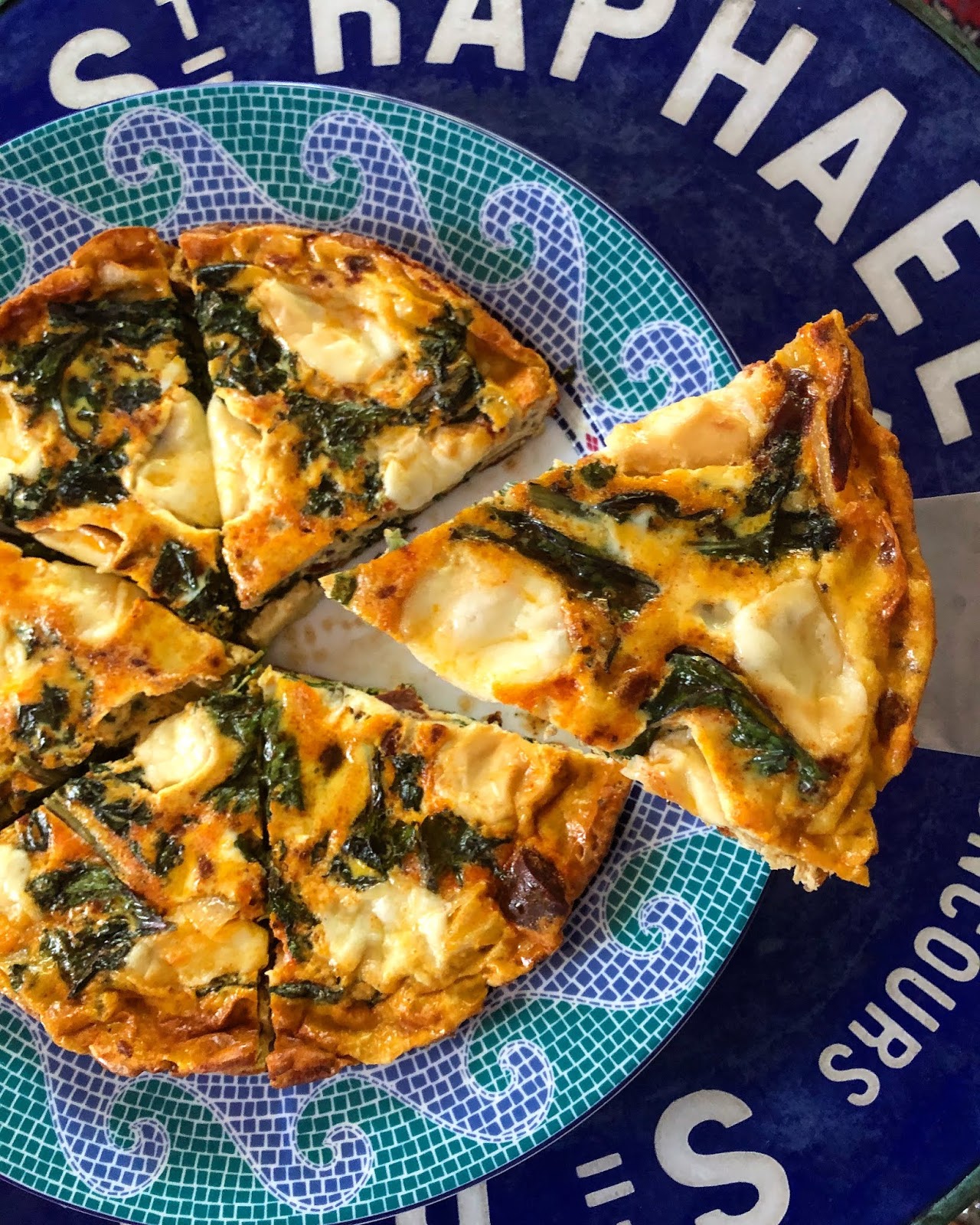 Summer Frittata Kale & Chorizo