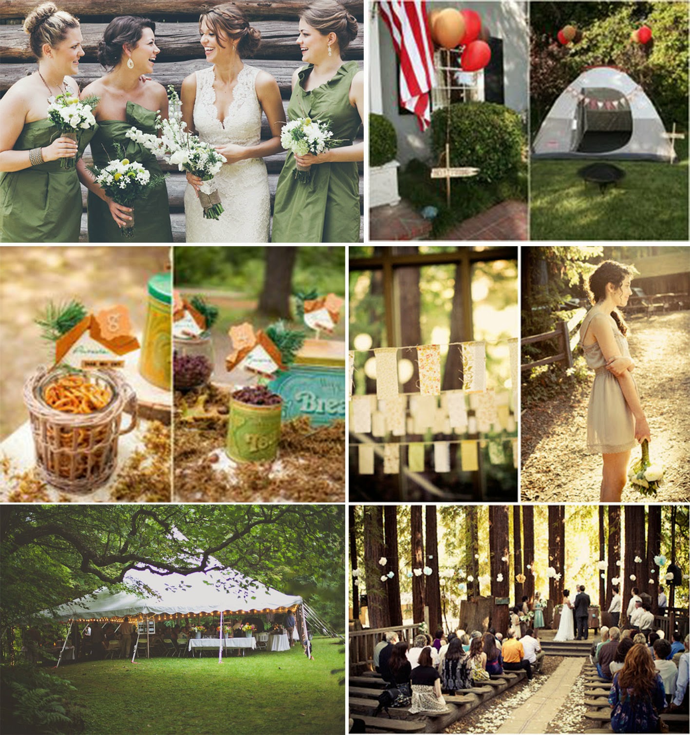 prom dress Camp Wedding Inspiration For Outdoorsy Couples