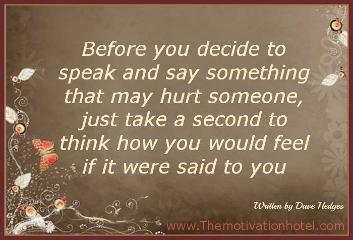 The Motivation Hotel: Before you decide to speak.