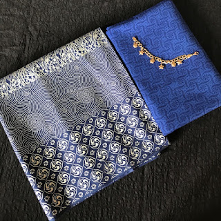 Kain Batik dan Embos 632 Biru Kain Batik dan Embos 632 Biru
