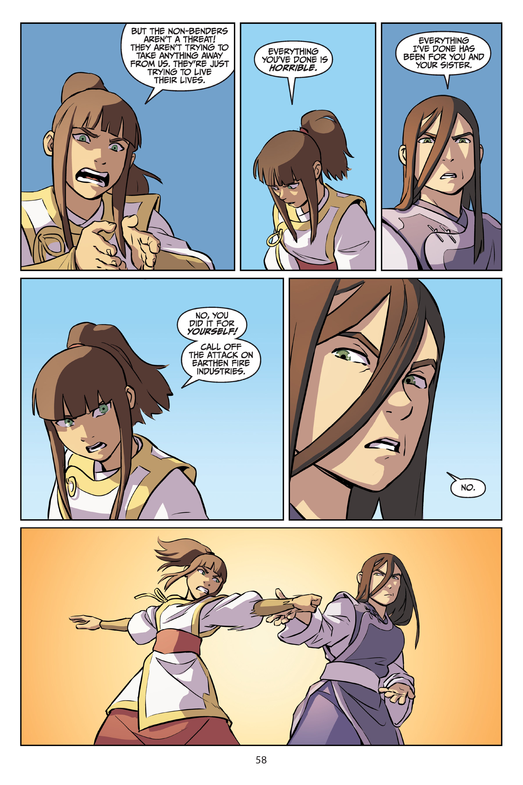 Read online Nickelodeon Avatar: The Last Airbender - Imbalance comic -  Issue # TPB 3 - 59