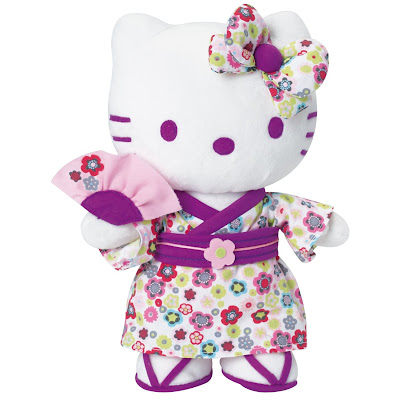 Peluche Hello Kitty : idee cadeau peluche premier age hello kitty pas cher