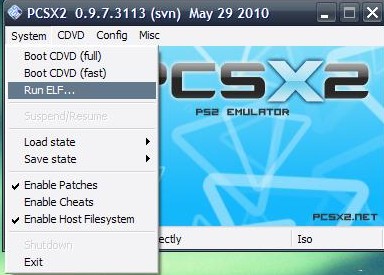 Ps2 iso to elf